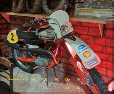 ZÜNDAPP Wochenkalender 2026 14x17cm